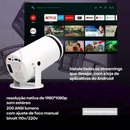 VisionPRO™ – Projetor FULL HD 150 Polegadas com Android 11 WiFi e Bluetooth