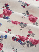 SHEIN MOD Vestido impressão floral fora do ombro cadarço na frente