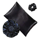 SilkSmooth™ - Kit Anti Frizz de Luxo - Fronha + Touca + Xuxinha de Cetim