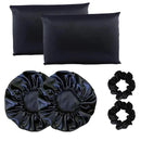 SilkSmooth™ - Kit Anti Frizz de Luxo - 2 Fronhas + 2 Toucas + 2 Xuxinhas de Cetim