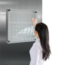 TaskMaster™ – Planner Acrílico com Caneta e Ímãs Decorativos