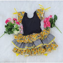 Fantasia Vestido caipira Junino Girassol Adulto 0010A