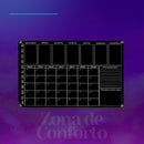 TaskMaster™ – Planner Acrílico com Caneta e Ímãs Decorativos