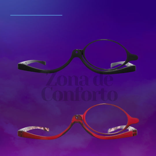 Óculos MakeUp Vision™ – Lente Giratória para Maquiagem