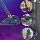 CleanMaster™ – Esfregão Triangular Giratório 360° com Cabo Longo