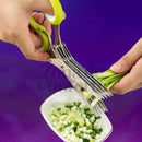 MultiBlade™ – Tesoura 5 Lâminas Inox para Cozinha