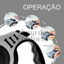 FlexiWalk™ – Guia Retrátil 3/5 Metros com Trava para Pets