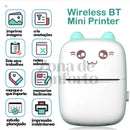 Mini Impressora Térmica Portátil™ – Impressão Bluetooth Portátil + BRINDE (5 Rolos de Papel)