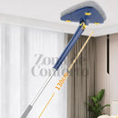 CleanMaster™ – Esfregão Triangular Giratório 360° com Cabo Longo