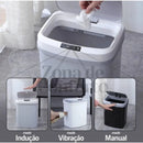 LuxTrash Sensorial™ - Lixeira Touchscreen Premium 16L