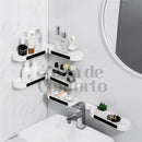 SpinRack™ - Suporte Organizador Multifuncional Auto-Adesivo Para Banheiro Giratório Performação Do Sem Furos Rack