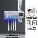 UV Guardian™ - Suporte Esterilizador UV e Dispenser para Escovas de Dentes