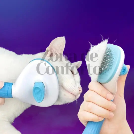 Escova Pelos Perfeitos™ - Massageadora e Removedora de Pelos para Pets