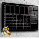 TaskMaster™ – Planner Acrílico com Caneta e Ímãs Decorativos