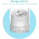 BlenderBottle™ Garrafa Liquidificador 350ml - Portátil e Recarregável