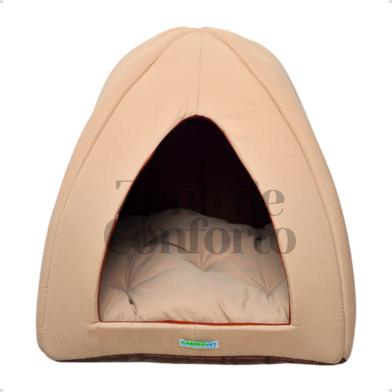 PetCave™ – Caminha Iglu 2 em 1 para Cães e Gatos