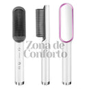 Escova Alisadora Anion Hair Pro 3 em 1 , Secador, Chapinha e Modelador de Cachos Bivolt