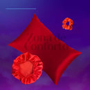 SilkSmooth™ - Kit Anti Frizz de Luxo - Fronha + Touca + Xuxinha de Cetim