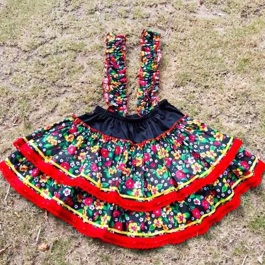 Saia Com Suspensório Quadrilha, Festa Junina ADULTO P , M e G
