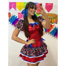 Vestido Festa Junina Ciganinha Luxo Vestido de Caipira