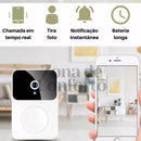 Campainha Inteligente Safehouse™ com Câmera e Microfone - Recarregável