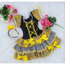 Fantasia Vestido caipira Junino Girassol Adulto 0010A