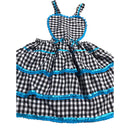 Vestido Adulto Festa Junina Jardineira Caipira Xadrez Envio Imediato