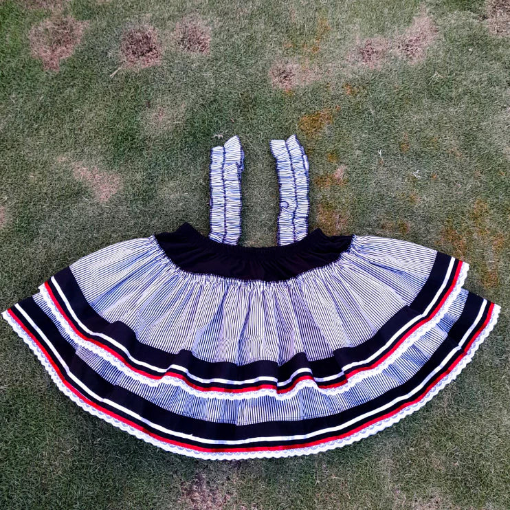 Saia Com Suspensório Quadrilha, Festa Junina ADULTO P , M e G