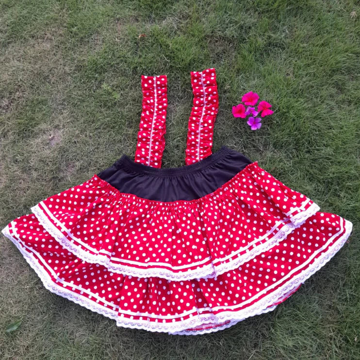 Saia Com Suspensório Quadrilha, Festa Junina ADULTO P , M e G