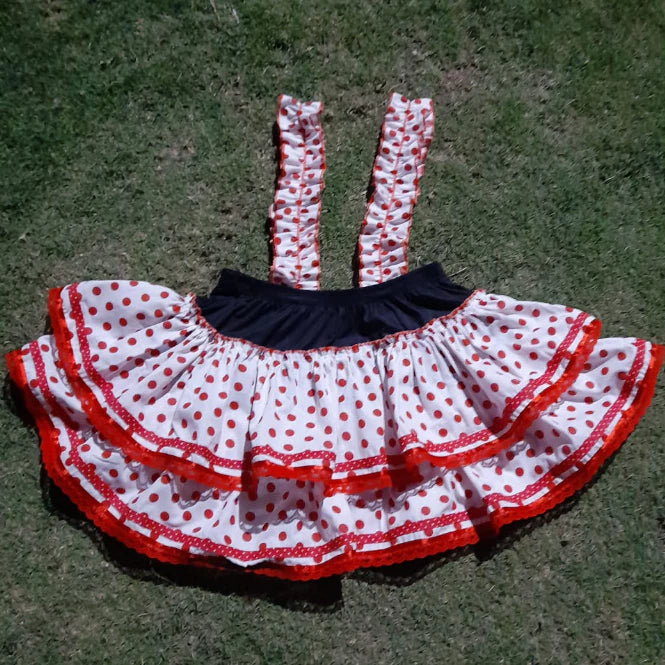 Saia Com Suspensório Quadrilha, Festa Junina ADULTO P , M e G