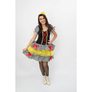 Vestidos Junino de caipira adulto quadriculado preto 0034A