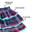 Saia Junina Festa Quadrilha Caipira Adulto e Infantil P M G E GG