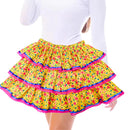 Saia Junina Festa Quadrilha Caipira Adulto e Infantil P M G E GG