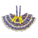 Saia Rodada Curta Caipira Festa Junina Quadrilha Arraiá São João Adulta Enfeite de Cabelo Chapéu Caipira Palha