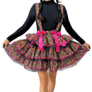 Saia Rodada Curta Caipira Festa Junina Quadrilha Arraiá São João Adulta Enfeite de Cabelo Chapéu Caipira Palha