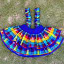 Saia Com Suspensório Quadrilha, Festa Junina ADULTO P , M e G