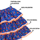 Saia Festa Junina Adulto e Infantil Quadrilha Caipira P ao GG