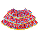 Saia Festa Junina Adulto e Infantil Quadrilha Caipira P ao GG