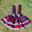 Saia Com Suspensório Quadrilha, Festa Junina ADULTO P , M e G