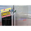 TaskMaster™ – Planner Acrílico com Caneta e Ímãs Decorativos